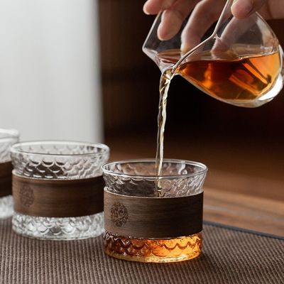 150ml anello isolante termico tazza di vetro per acqua potabile caffè tè in stile di design moderno
