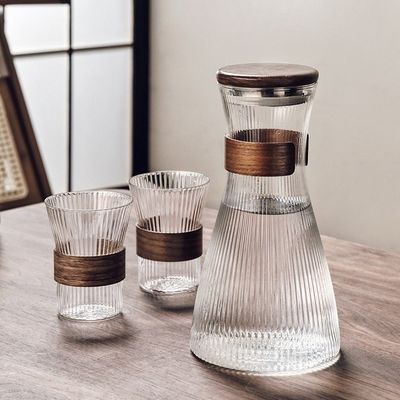 Moderno design a strisce trasparente con alto borosilicato in vetro
