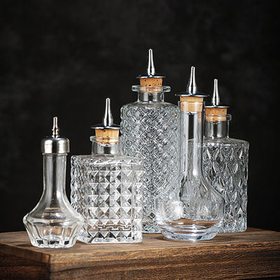 5-pack Classic Amber U-Shaped Shot Glass per vino rosso Elegante stile Borgogna e Bordeaux