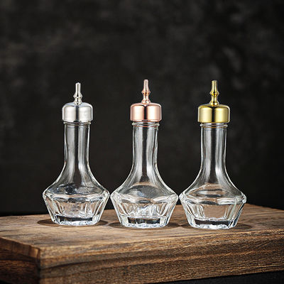 5-pack Classic Amber U-Shaped Shot Glass per vino rosso Elegante stile Borgogna e Bordeaux