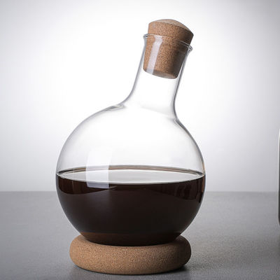 Dispenser di vino rosso borosilicato soplato a mano per il ristorante dell' hotel