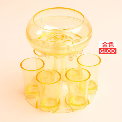Dispenser e porta bicchieri per appassionati di whisky e cocktail