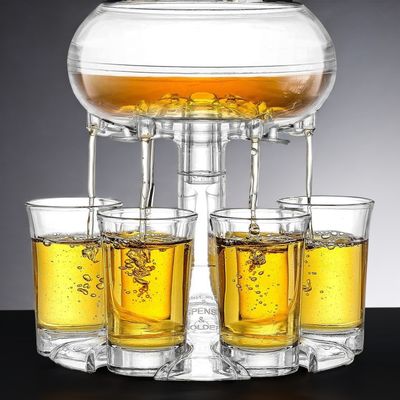 Dispenser e porta bicchieri per festa, birra, whisky e cocktail