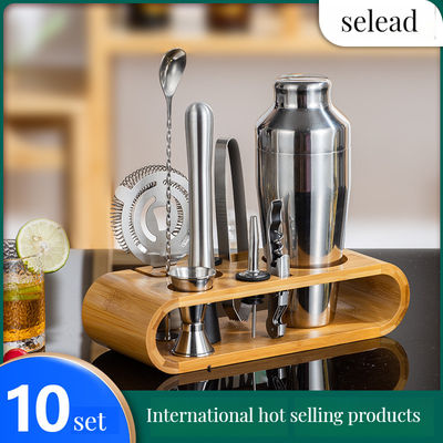 Strumenti da bar Tipo Cocktail Shakers Stainless Steel Margarita Mixer e Bambù monouso