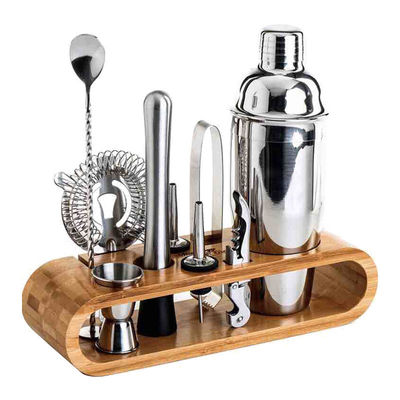 Kit di mixers professionali a 10 pezzi con attrezzi per barre metalliche