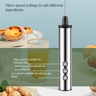 Acciaio inossidabile fai da te Modern Electric Milk Foamer/Mixer a batteria