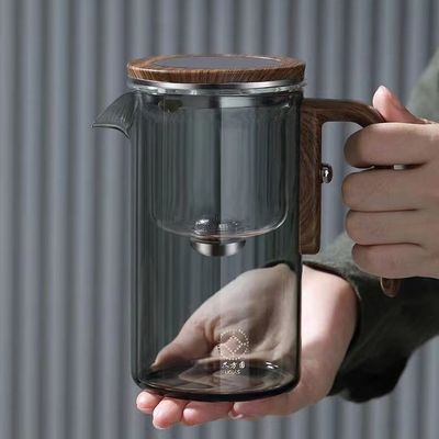 Bottina da tè in vetro multifunzione da 800 ml per bollire il tè sul fornello a gas elettromagnetico