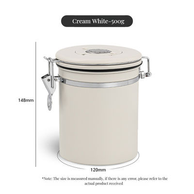 Confezione per la conservazione degli alimenti Modern 304 stainless steel coffee can with breathable preservation
