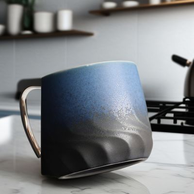 Moderno design Tazza di caffè e tè in ceramica nordica per campeggio 1 pezzo Capacità 70ml