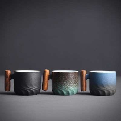 Moderno design Ceramica smalto Camping Tazza Tazza di caffè Custom con opzioni personalizzabili
