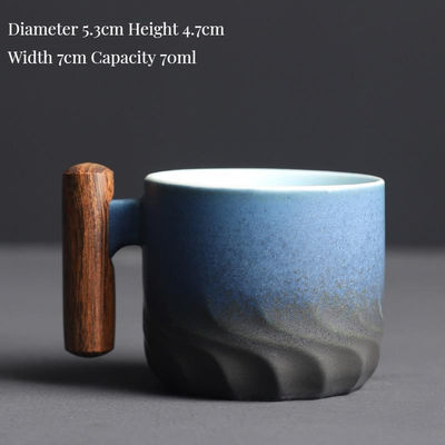 Moderno design Ceramica smalto Camping Tazza Tazza di caffè Custom con opzioni personalizzabili