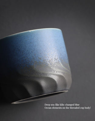 Moderno design Ceramica smalto Camping Tazza Tazza di caffè Custom con opzioni personalizzabili