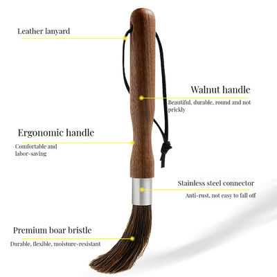 Capelli di cinghiale spazzola da barba per uomini Logo in legno personalizzato Pcs pacchetto Manico spazzola in legno