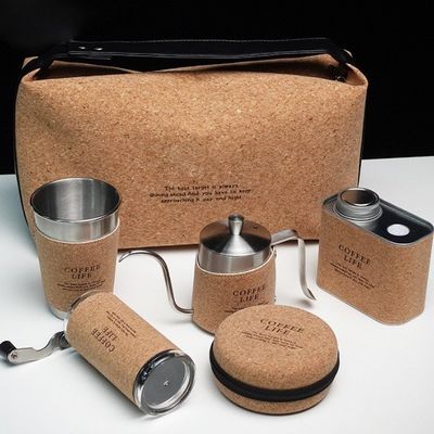 Set regalo per viaggi all'aria aperta Manuale filtro macellaio per caffè Cisterna e attrezzi per il caffè a goccia