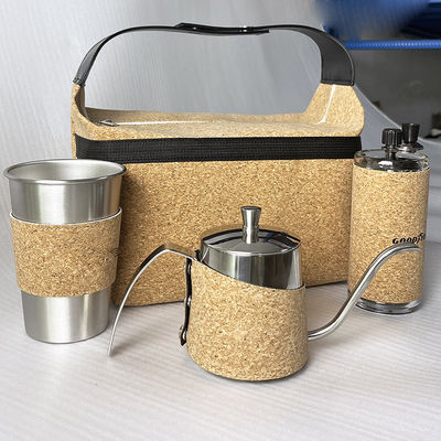 Borsa da viaggio all'aria aperta Regali Scatola Imballaggio Grinder Pott Kettle Versare sopra Coffee Maker Set