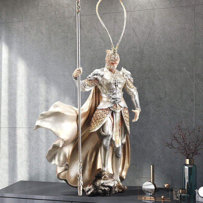 Figura da scrivania del re scimmia della mitologia nera per occasioni di anniversario e decorazioni interne