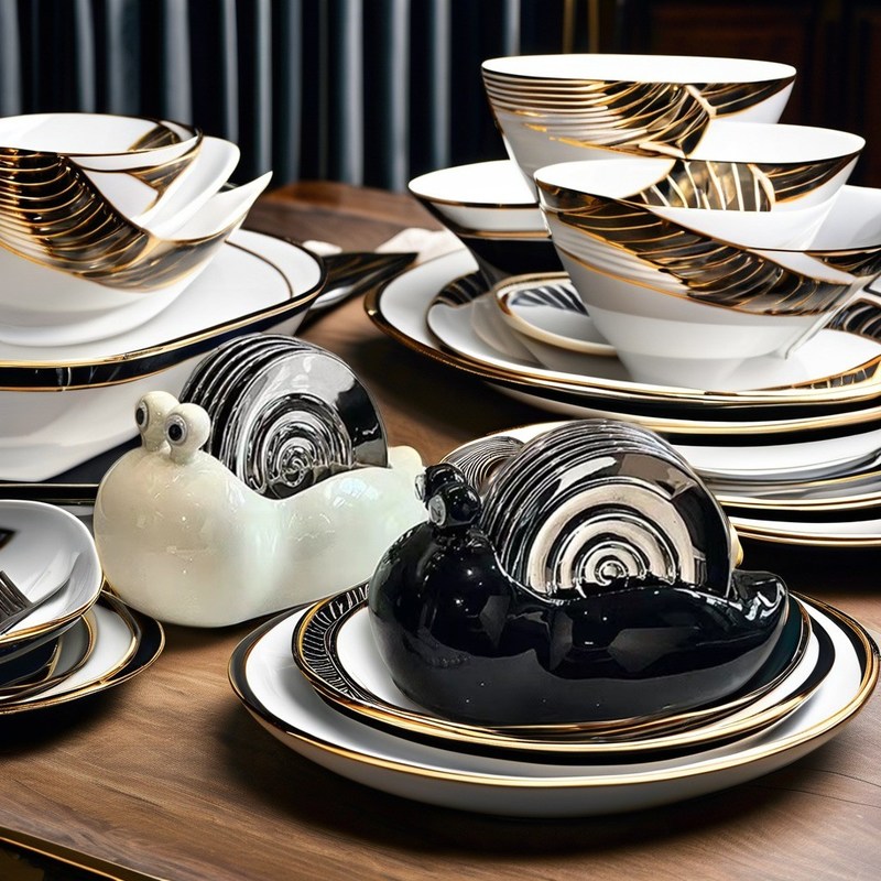 Dispositivo in porcellana per 6 persone