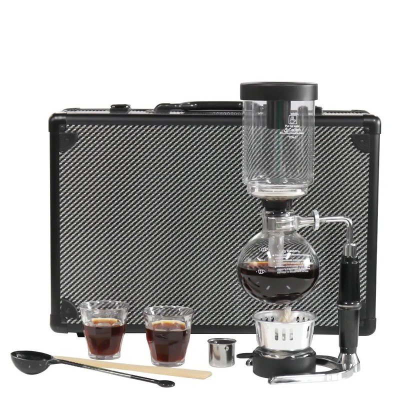 6 quantità Single Serve Camping Ceramica French Press Coffee Maker con logo personalizzato