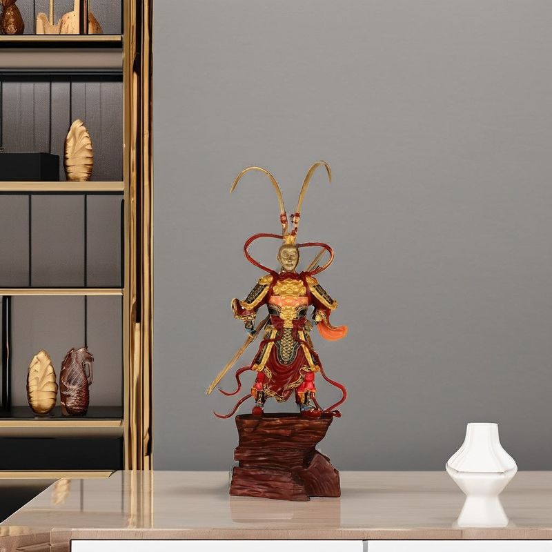 Black Myth Sun Wukong Statue-Golden Hoop 3D Figure Metal Resin Collection con materiali