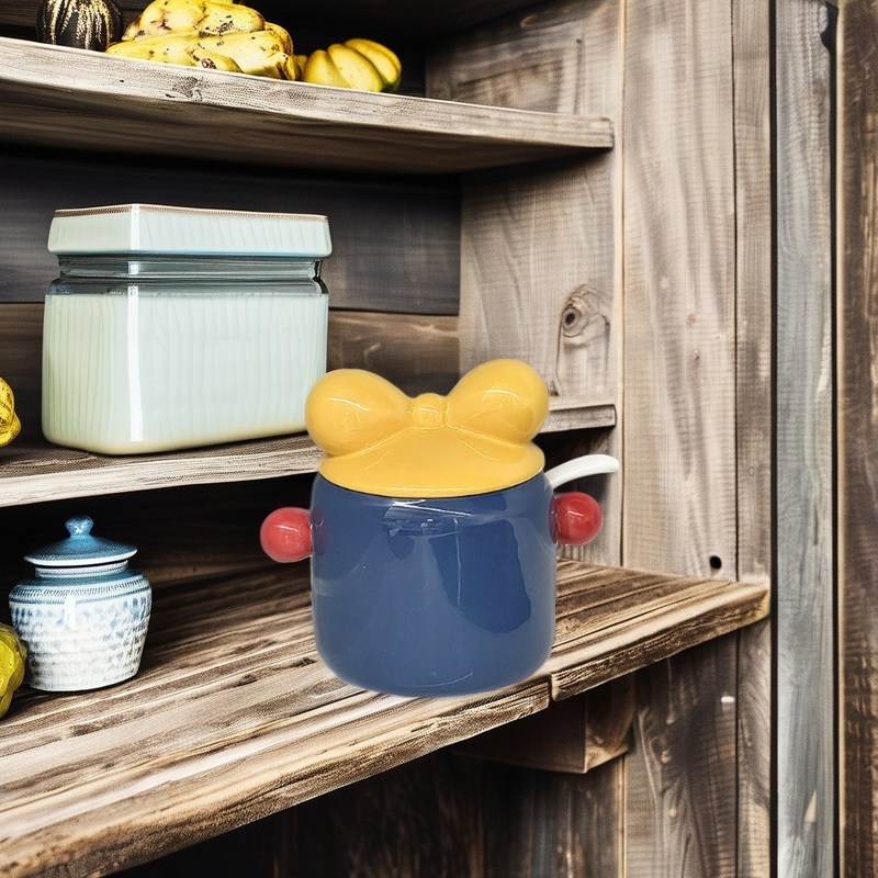 Ornamento stampato Contenitore alimentare in ceramica nordica per la decorazione delle pareti domestiche e microonde