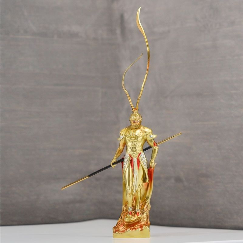 Anniversario occasioni personalizzato colore 3D resina figura da collezione Metal Monkey King