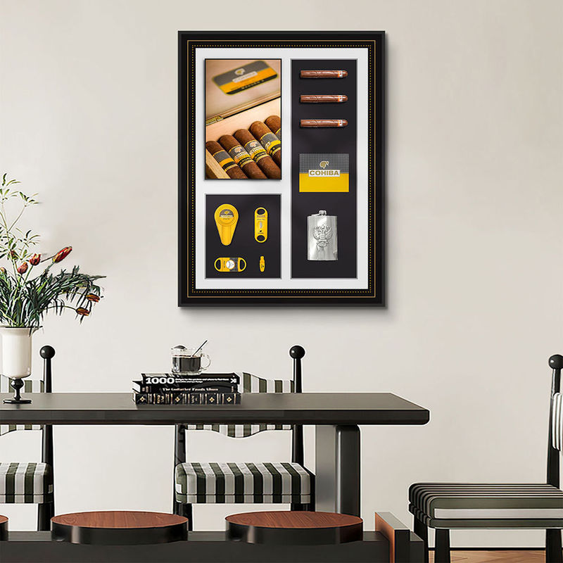 Pittura di sigaro 3D in stile postmoderno perfetto per caffè e ristoranti