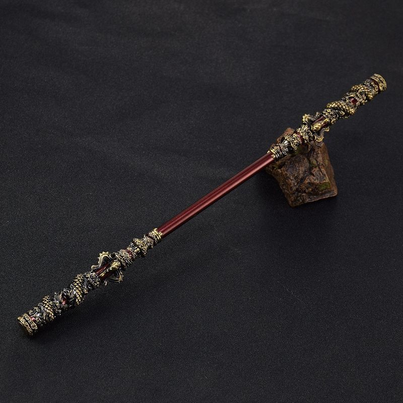 Modello irregolare da 35 cm di artigianato in metallo completo del Re Scimmia Ruyi Jingu Bang per l'anniversario