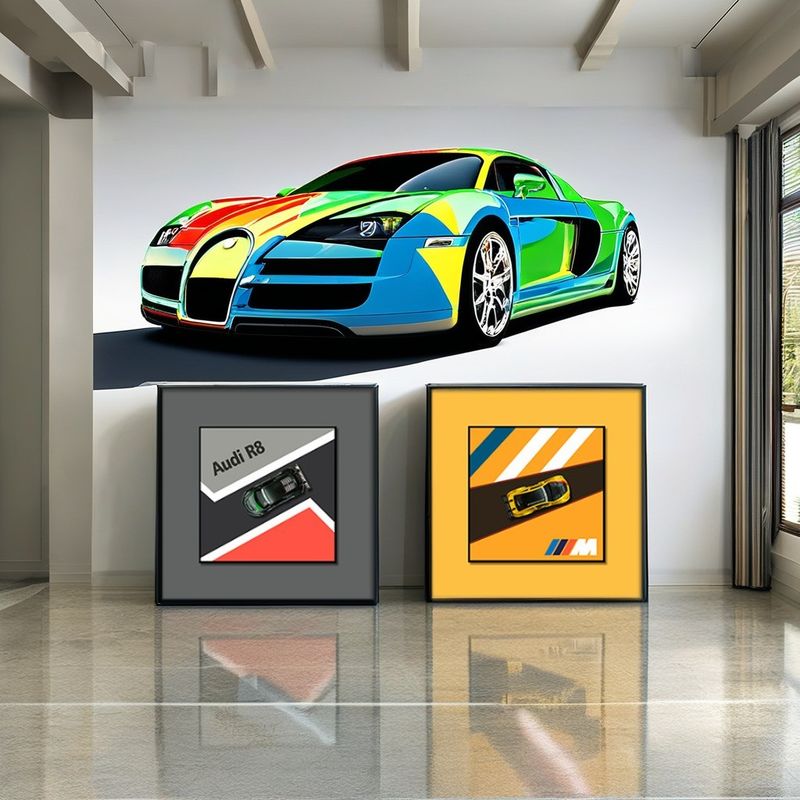 Pareti murali per auto in alluminio elettrico perfetto per la casa
