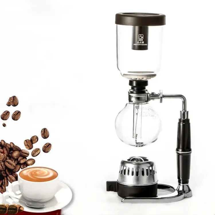 Macchina da caffè American Classic Syphon in magazzino Tipo metallico Aluminio per la preparazione del caffè