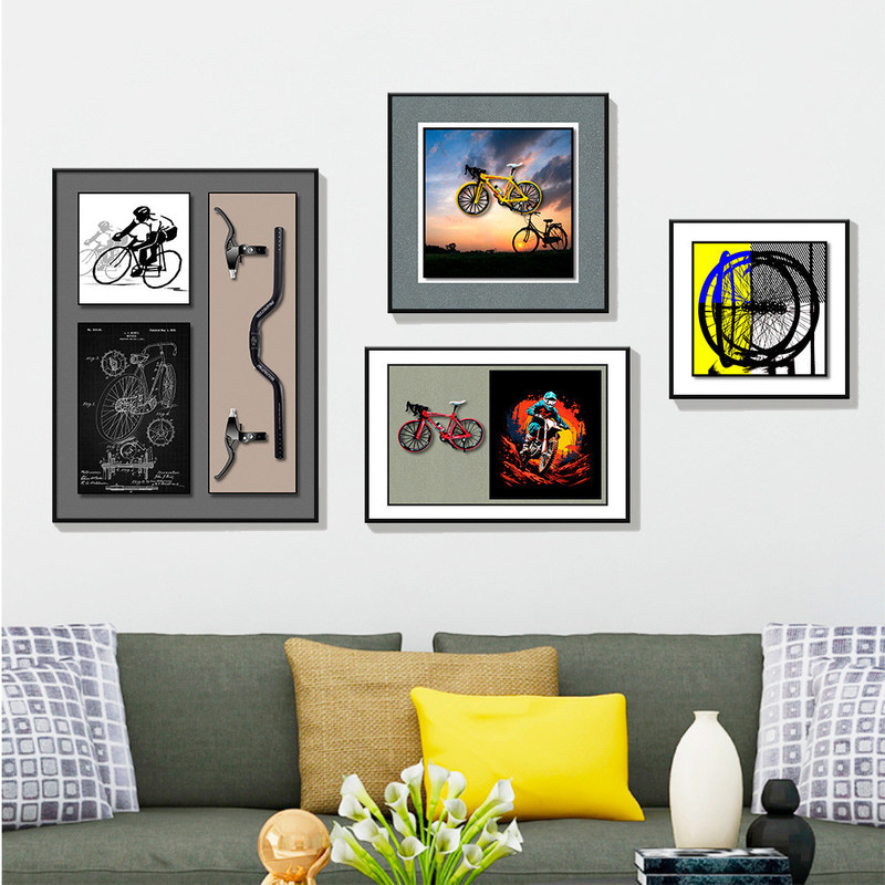 Finire con il rivestimento 3D moderno della bicicletta Verniciatura in porcellana con cristalli di stile