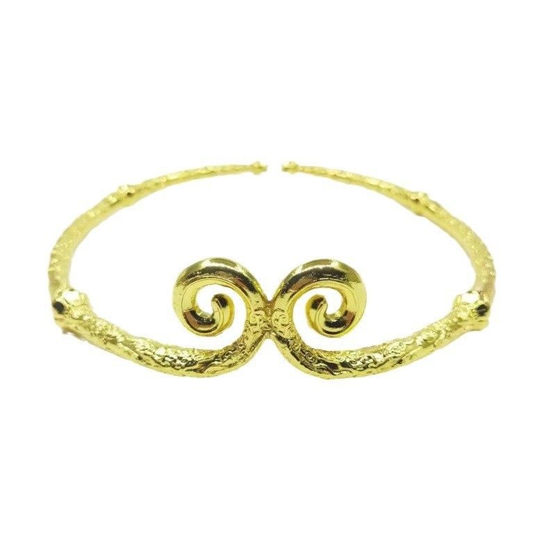 Monkey King Gold Hoop Ring Badge Set in tre pezzi per la periferia di gioco all'interno di Black Myth