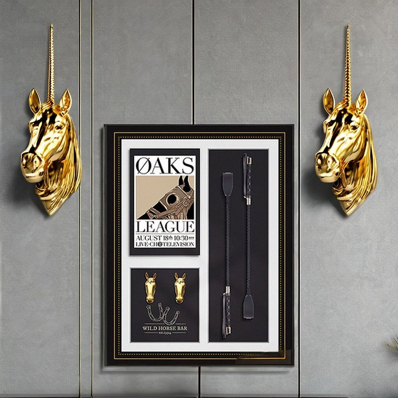 Modello europeo Rectangle Equestrian Mural Blocchi di costruzione per il muro di ingresso del soggiorno