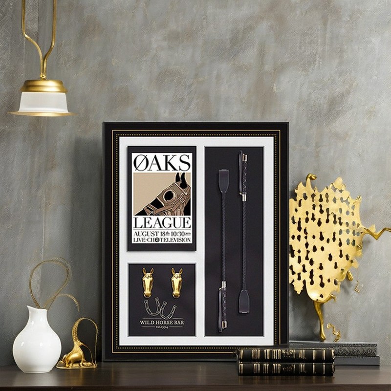 Decorazioni murali di galleria per salotto vintage in stile europeo moderno