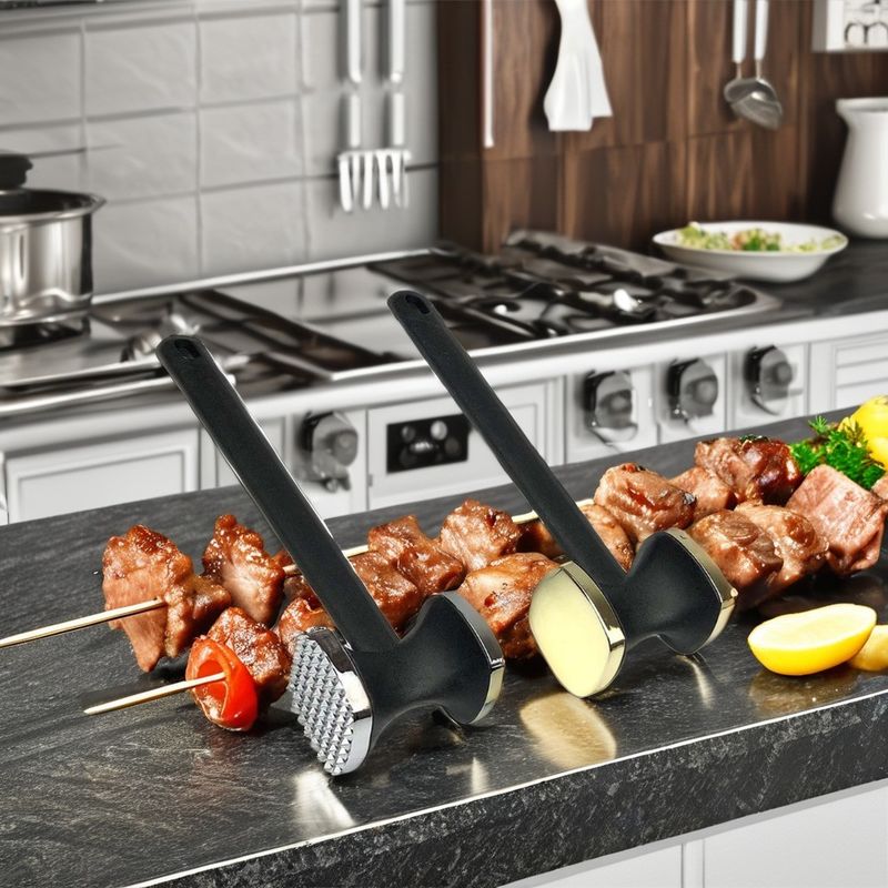 Strumenti per la carne di pollame martello in lega di zinco pesante per la tenderizzazione della carne a casa