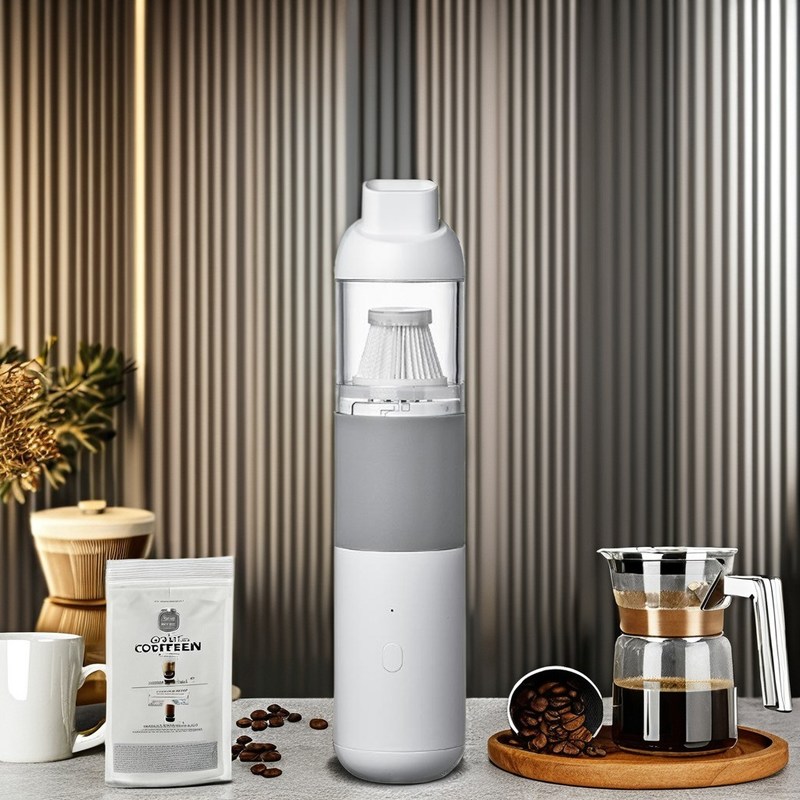 Pulizzatore di polvere di caffè per scrivania ricaricabile e ecologico