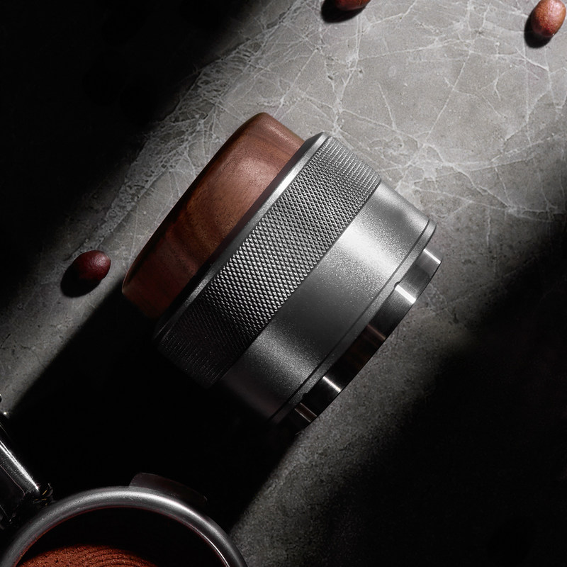 Capo in legno 304 in acciaio inossidabile Tamper Coffee Leveler per 51mm 53mm 58mm Espresso Coffee