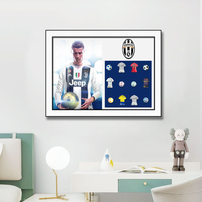 Modern Football Wall Art Modello di sospensione di blocchi elettrici per l'arredamento del soggiorno