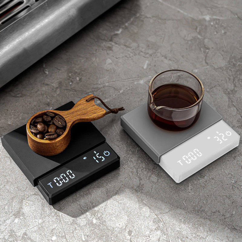 Scala di pesatura alimentare a display LCD per la cucina per TIMEMORE Scala elettronica per il caffè da 2 kg