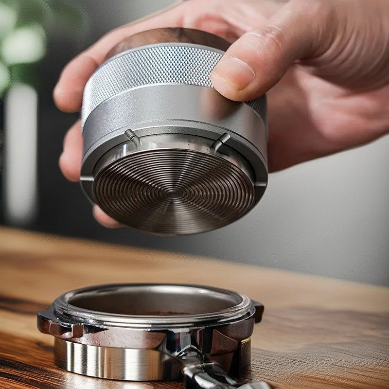 Premere polvere di caffè con utensili Tipo di caffè manomettitori Eco-friendly Wood Cover Straightener