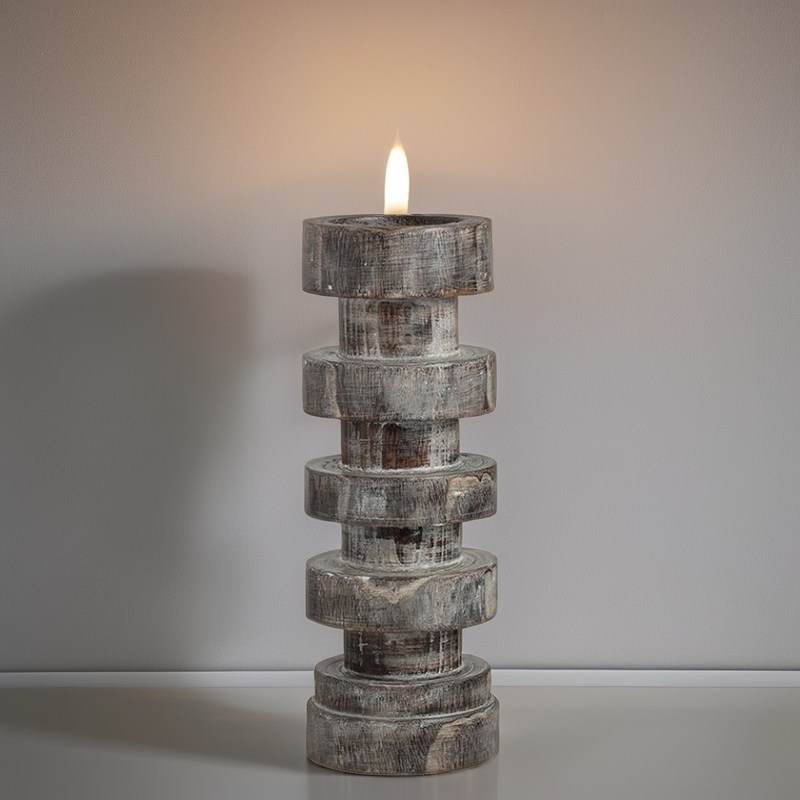 Decorazione di illuminazione Porta candelabro di lusso Stand di pietra per la casa o la decorazione di Natale