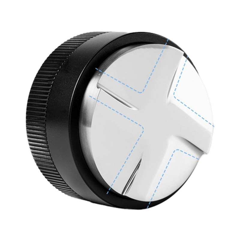 58mm Acciaio inossidabile Caffè Fagioli Tamper Eco-Friendly Quattro lame Polvere Martello per Baristas