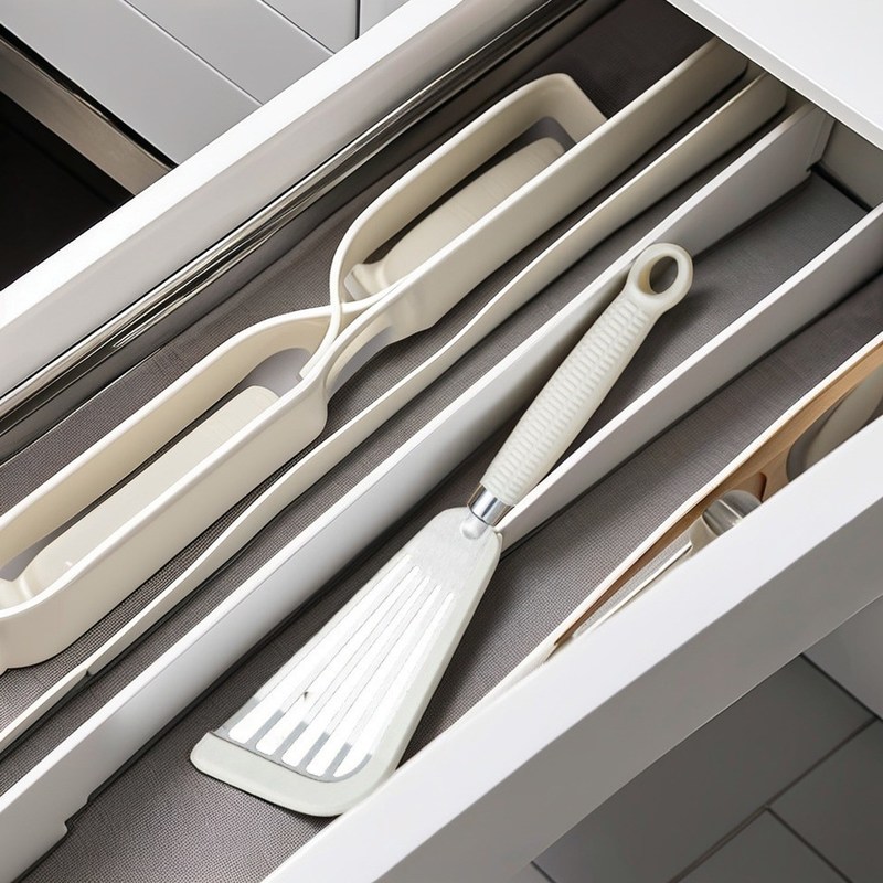 Spatula di pesce metallica non appiccicosa con fessura Turner Set per la frittazione degli utensili da cucina in scatola