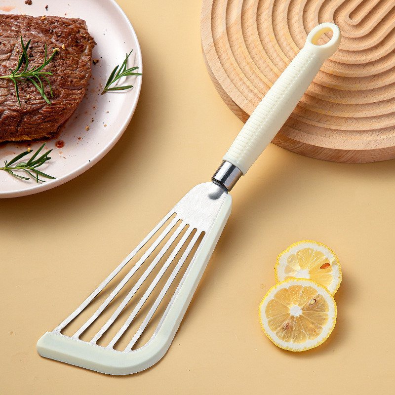 Spatula resistente al calore in acciaio inossidabile a trave Turner per utensili da cucina non aderenti in cucina