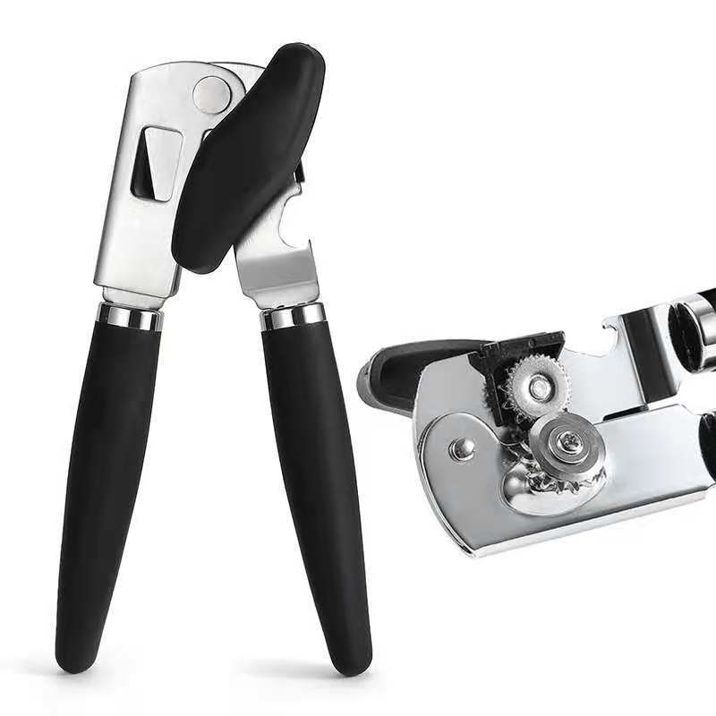 Home Custom Easy Crank Bottiglia manuale in acciaio inossidabile e can opener con logo OEM