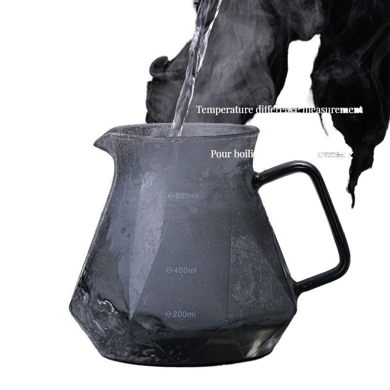 Servizi di ufficio Tipo di utensili da bere Set di caffè e tè Durabile trasparente Borosilicato vetro gocciolante