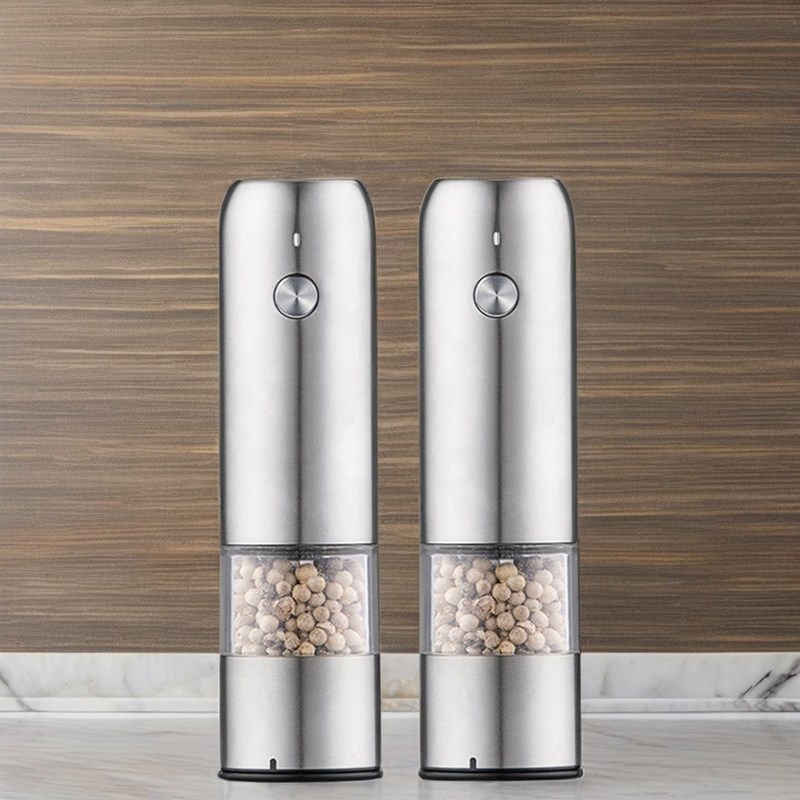 Sassini e peperoncini con nucleo di ceramica in acciaio inossidabile mini grinder elettrico