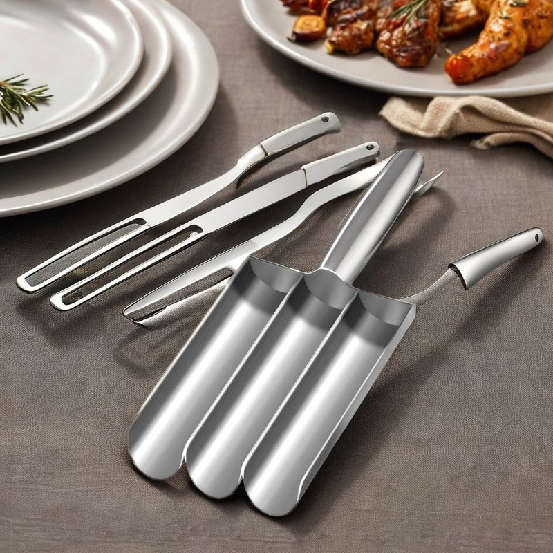 Cucina domestica senza sforzo con il set di utensili da cucina a cucchiaio di polpette di bambù