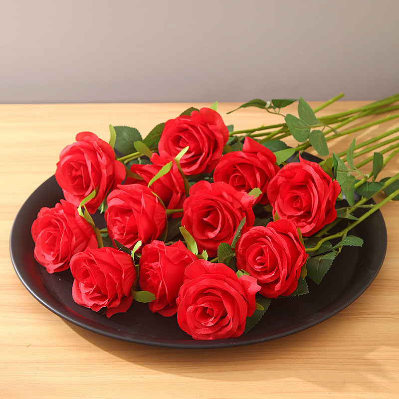 Matrimonio San Valentino Piatto centrale di Natale Palla di fiori per la decorazione domestica