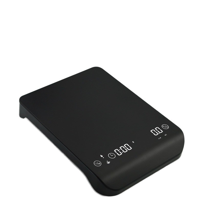 Disegno minimalista Scala di caffè digitale ricaricabile 2024 con timer di precisione di 3 kg/0,1 g e luce indicatore