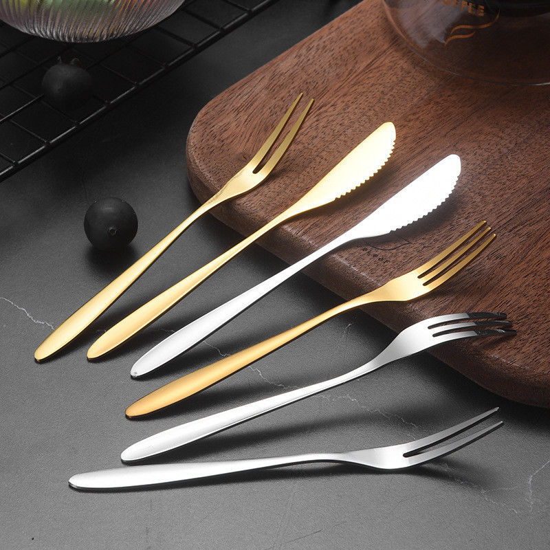 Vintage Design Stainless Steel Flatware Set per Hotel Ristorante Specchio posate lucidate